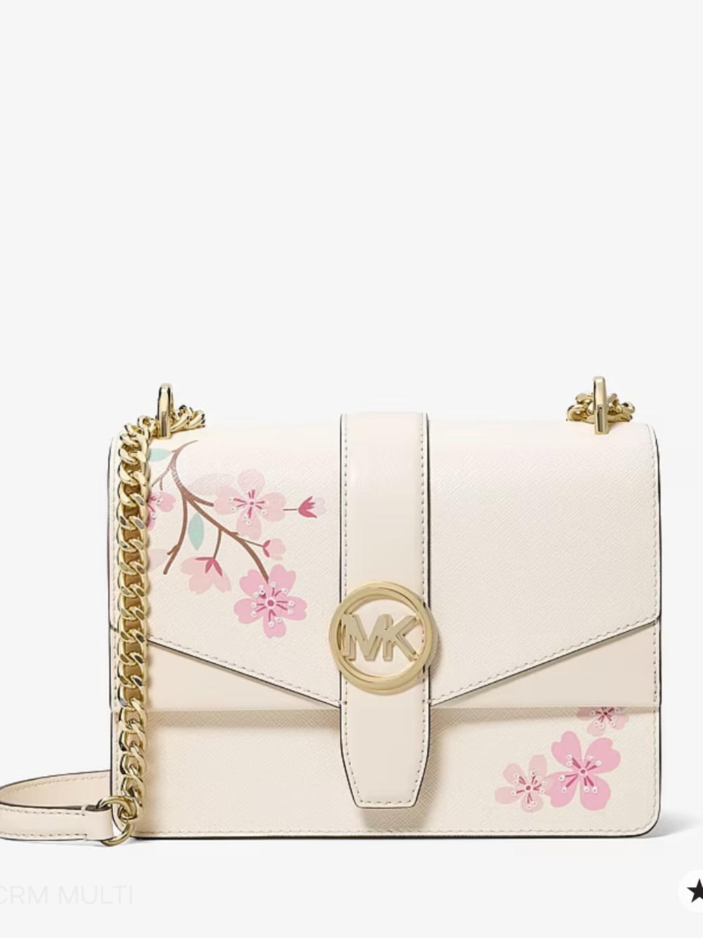 MICHAEL KORS Greenwich Small Embellished Crossbody Bag
Light Cream
NWT